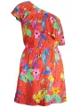 "Desigual Kleider im Sale | Desigual EinSchulterKleid mit Elastischem Bund und Kontrastdetails online kaufen"|Planet-Deluxe