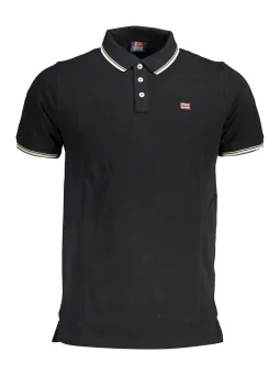 "Stilvolles Kurzarm Poloshirt mit Kontrastdetails - Norway 1963"