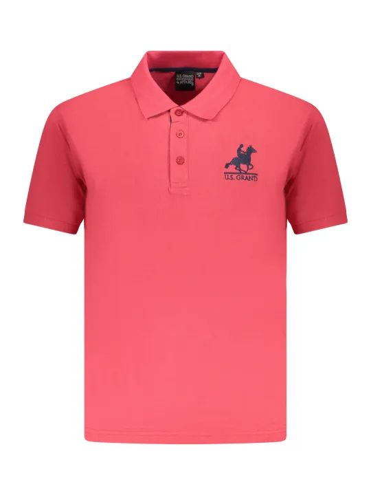 "U.S. GRAND POLO Startseite im Sale | US GRAND POLO HERREN KURZARM POLO ROT online kaufen"|Planet-Deluxe