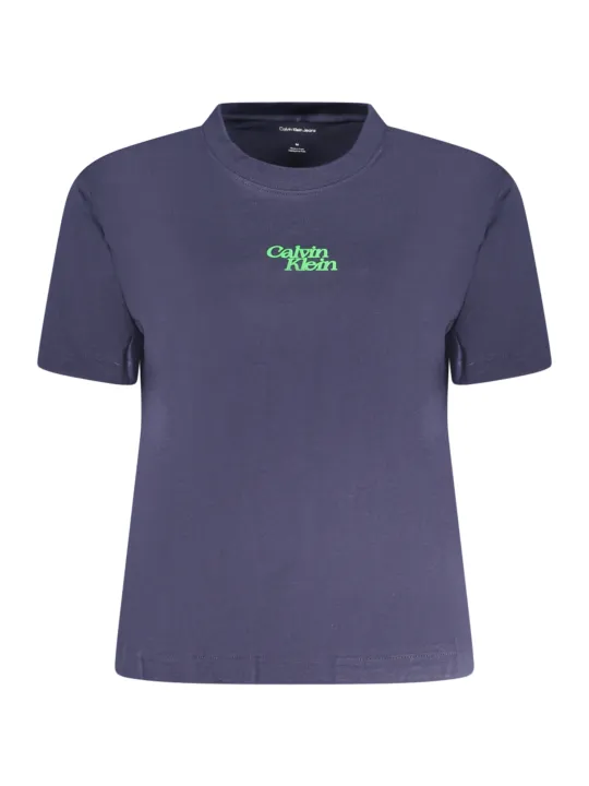 "Calvin Klein Startseite im Sale | CALVIN KLEIN DAMEN KURZARM T-SHIRT BLAU online kaufen"|Planet-Deluxe