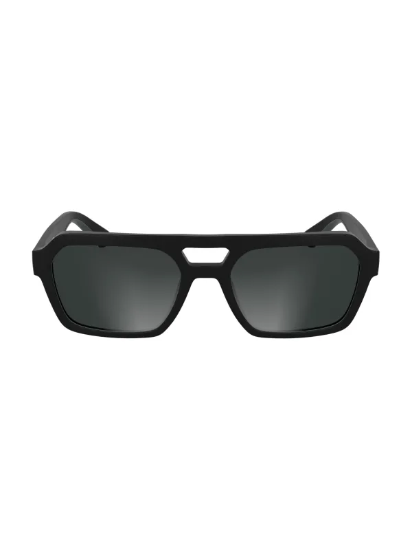 "Calvin Klein Sonnenbrillen im Sale | Calvin Klein Sonnenbrille Eckig Bio Rahmen Schwarz 56mm online kaufen"|Planet-Deluxe