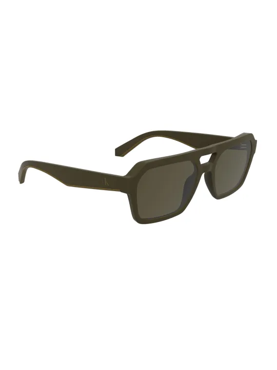 "Calvin Klein Sonnenbrillen im Sale | Calvin Klein Sonnenbrille Eckig Bio Braun 56mm 19mm 145mm online kaufen"|Planet-Deluxe