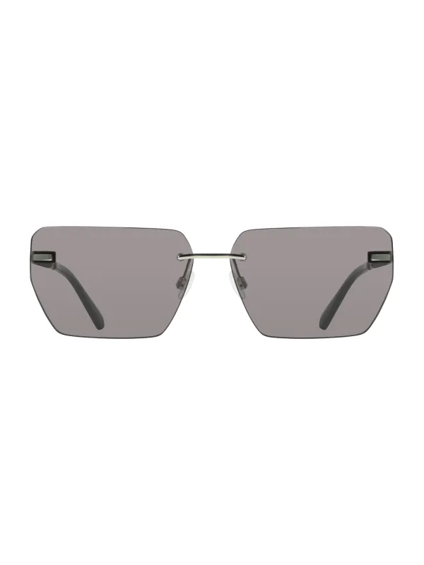 "Calvin Klein Sonnenbrillen im Sale | Calvin Klein Sonnenbrille Metallrahmen Eckige Rauchgläser online kaufen"|Planet-Deluxe