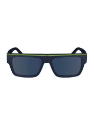 "Calvin Klein Sonnenbrillen im Sale | Calvin Klein Blaue Rechteckbrille mit Kontrastdetails online kaufen"|Planet-Deluxe