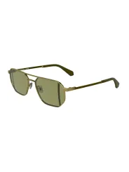 "Calvin Klein Sonnenbrillen im Sale | Calvin Klein Sonnenbrille Eckig Grün Metallrahmen 56mm online kaufen"|Planet-Deluxe