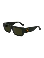 "Calvin Klein Sonnenbrillen im Sale | Calvin Klein BioAcetat Sonnenbrille Grün Rechteckig 55mm online kaufen"|Planet-Deluxe