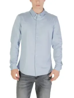 "Only Sons Herrenhemd Azurblau Slim Fit für Herbst/Winter"