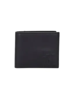 Calvin Klein Herren Leder Brieftasche Schwarz - Eleganz Pur