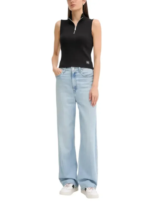 "Calvin Klein Jeans Top im Sale | Calvin Klein Jeans - Calvin Klein Jeans Top Donna online kaufen"|Planet-Deluxe