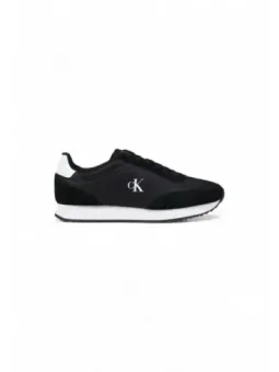 Calvin Klein Damen Sneaker Schwarz Leder Herbst/Winter