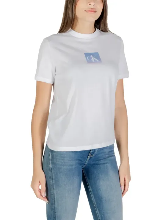 "Calvin Klein Jeans T-Shirt im Sale | Calvin Klein Jeans - Calvin Klein Jeans T-Shirt Donna online kaufen"|Planet-Deluxe