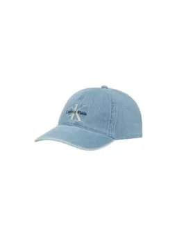 Calvin Klein Herren Hut Azurblau Bio-Baumwolle Herbst