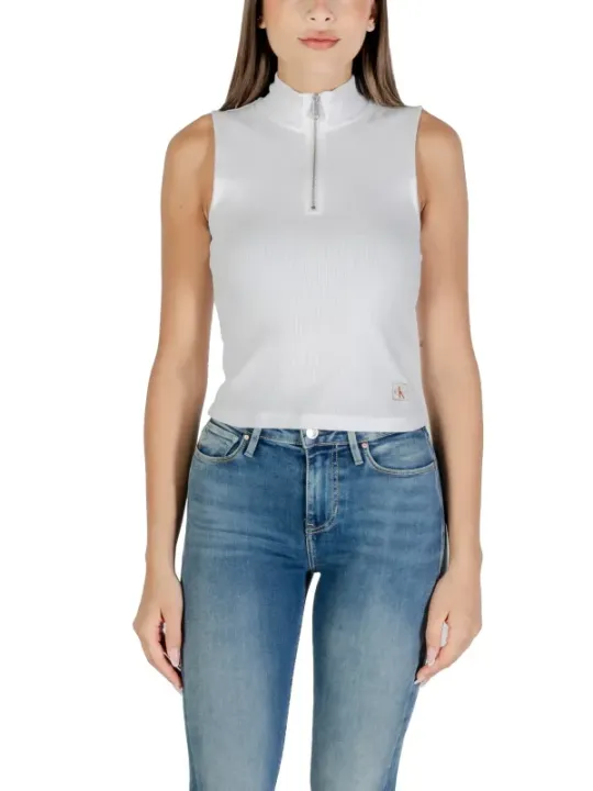 "Calvin Klein Jeans Top im Sale | Calvin Klein Jeans - Calvin Klein Jeans Top Donna online kaufen"|Planet-Deluxe