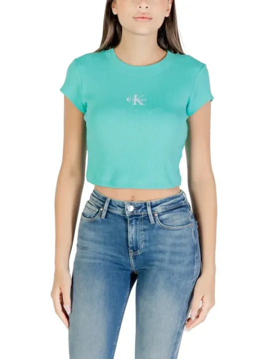 "Calvin Klein Jeans Top im Sale | Calvin Klein Jeans - Calvin Klein Jeans Top Donna online kaufen"|Planet-Deluxe
