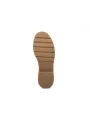 Tan Schuhsohle mit horizontalen Rillen