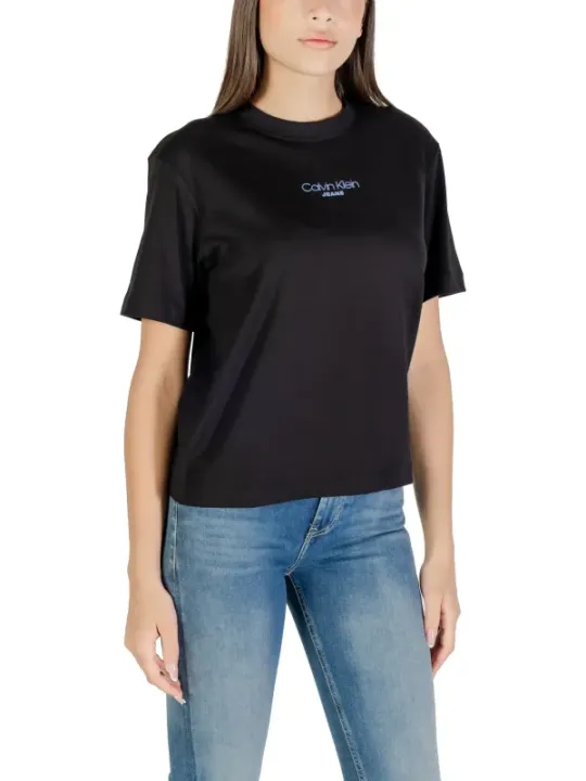 "Calvin Klein Jeans T-Shirt im Sale | Calvin Klein Jeans - Calvin Klein Jeans T-Shirt Donna online kaufen"|Planet-Deluxe