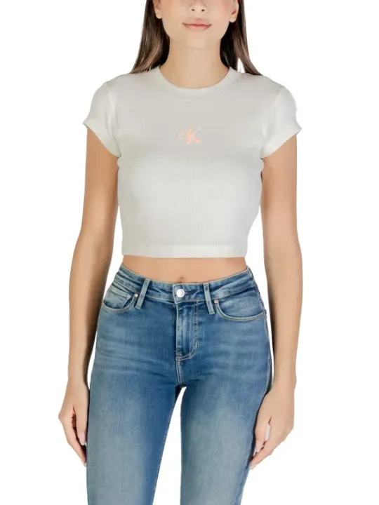 "Calvin Klein Jeans Top im Sale | Calvin Klein Jeans - Calvin Klein Jeans Top Donna online kaufen"|Planet-Deluxe