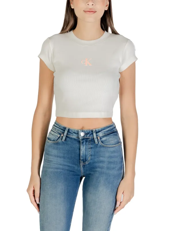 "Calvin Klein Jeans Top im Sale | Calvin Klein Jeans - Calvin Klein Jeans Top Donna online kaufen"|Planet-Deluxe