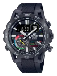 Schwarze digitale Casio Herrenuhr