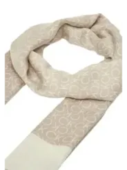 "Calvin Klein Halstücher im Sale | Calvin Klein Damen Halstuch 488081 - Beige mit Druckmuster, Herbst/Winter Kollektion online kaufen"|Planet-Deluxe