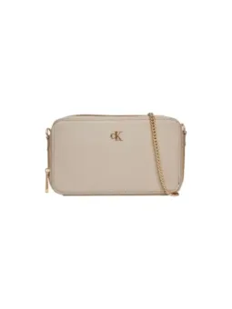 Calvin Klein Damen Umhängetasche Beige - HW Kollektion 2023