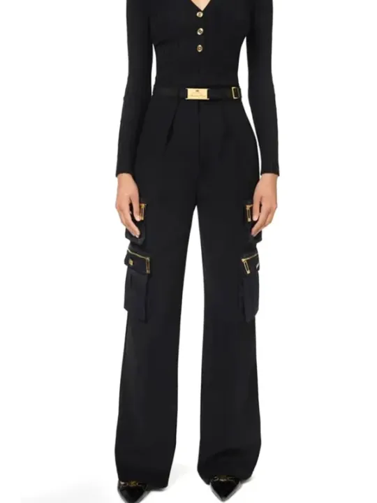 "Elisabetta Franchi Hosen im Sale | Elisabetta Franchi - Elisabetta Franchi Pantaloni Donna online kaufen"|Planet-Deluxe