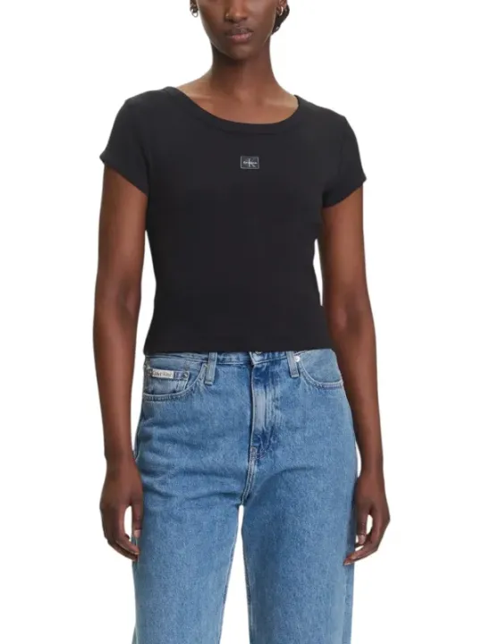 "Calvin Klein Jeans T-Shirt im Sale | Calvin Klein Jeans - Calvin Klein Jeans T-Shirt Donna online kaufen"|Planet-Deluxe