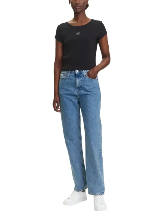 "Calvin Klein Jeans T-Shirt im Sale | Calvin Klein Jeans - Calvin Klein Jeans T-Shirt Donna online kaufen"|Planet-Deluxe