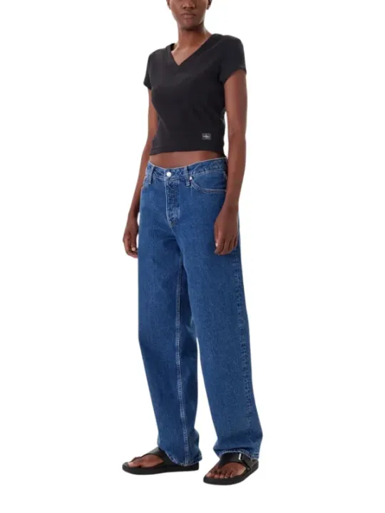 "Calvin Klein Jeans T-Shirt im Sale | Calvin Klein Jeans - Calvin Klein Jeans T-Shirt Donna online kaufen"|Planet-Deluxe