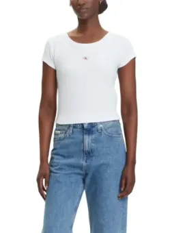 "Calvin Klein Damen T-Shirt Weiß - Herbst/Winter Style"