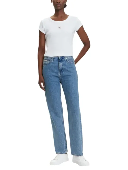 "Calvin Klein Jeans T-Shirt im Sale | Calvin Klein Jeans - Calvin Klein Jeans T-Shirt Donna online kaufen"|Planet-Deluxe