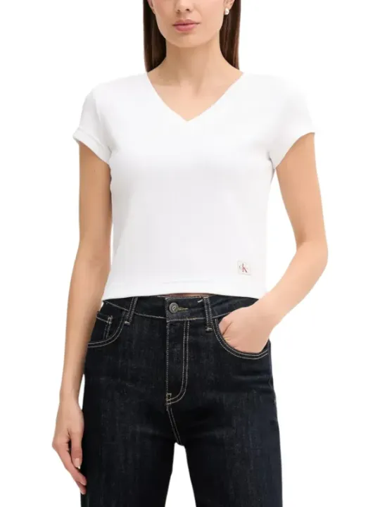 "Calvin Klein Jeans T-Shirt im Sale | Calvin Klein Jeans - Calvin Klein Jeans T-Shirt Donna online kaufen"|Planet-Deluxe