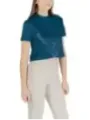 "Guess Active T-Shirts im Sale | Guess Active Damen TShirt Blau Druck Kurzarm online kaufen"|Planet-Deluxe