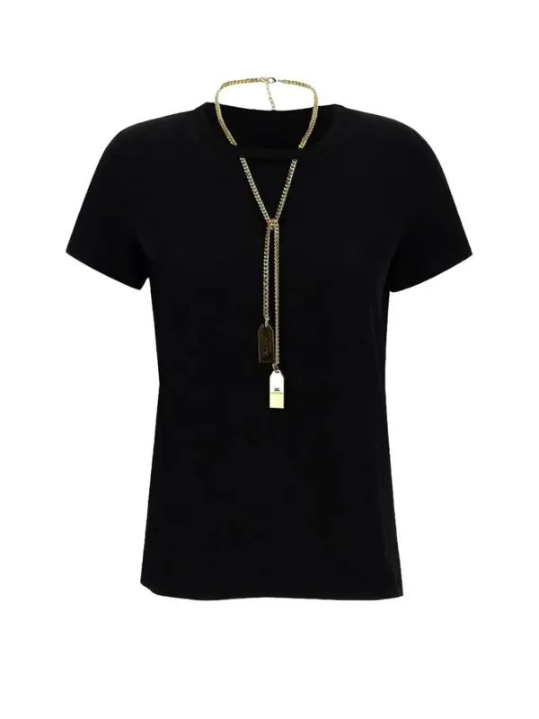 "Elisabetta Franchi T-Shirt im Sale | Elisabetta Franchi - Elisabetta Franchi T-Shirt Donna online kaufen"|Planet-Deluxe