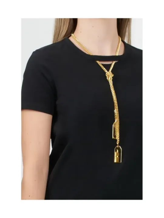 "Elisabetta Franchi T-Shirt im Sale | Elisabetta Franchi - Elisabetta Franchi T-Shirt Donna online kaufen"|Planet-Deluxe