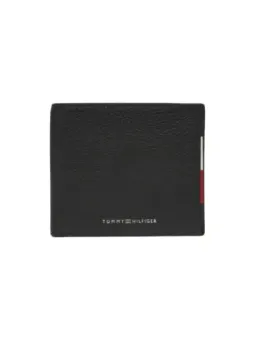 "Tommy Hilfiger Herren Lederbrieftasche Schwarz – Stilvoll & Elegan