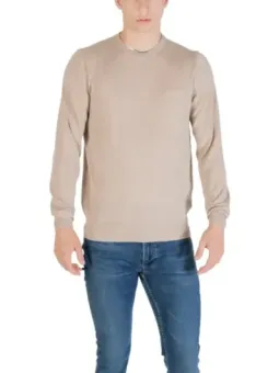 "Guess Herren Pullover Beige - Stilvoller Herbst/Winter Look"