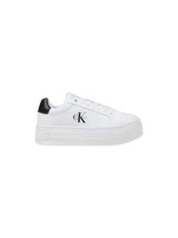 Calvin Klein Plateau-Sneakers Damen Weiß - 100% Leder