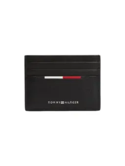 Tommy Hilfiger Herren Leder Geldbörse Schwarz - Stilvoll