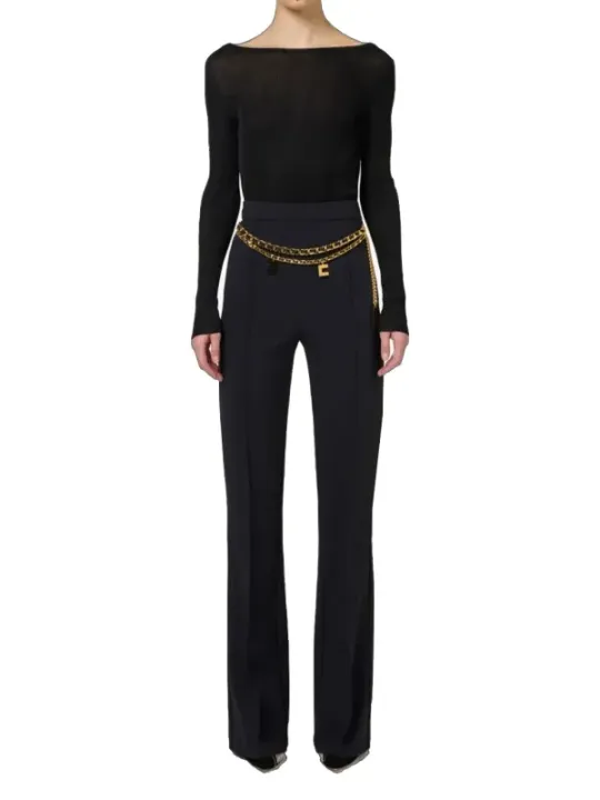 "Elisabetta Franchi Hosen im Sale | Elisabetta Franchi - Elisabetta Franchi Pantaloni Donna online kaufen"|Planet-Deluxe