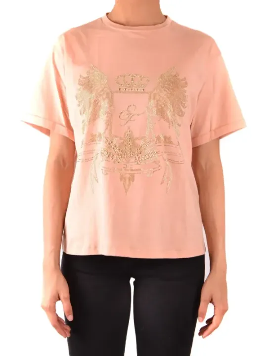 "Elisabetta Franchi T-Shirt im Sale | Elisabetta Franchi - Elisabetta Franchi T-Shirt Donna online kaufen"|Planet-Deluxe