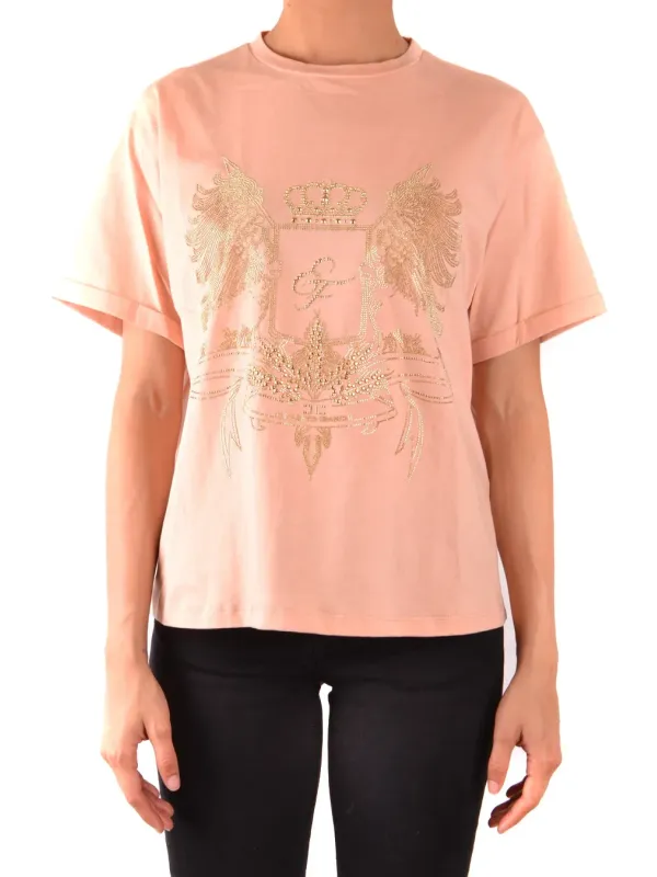 "Elisabetta Franchi T-Shirt im Sale | Elisabetta Franchi - Elisabetta Franchi T-Shirt Donna online kaufen"|Planet-Deluxe