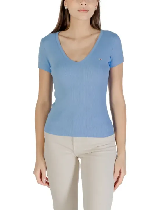 "Tommy Hilfiger Jeans T-Shirt im Sale | Tommy Hilfiger Jeans - Tommy Hilfiger Jeans T-Shirt Donna online kaufen"|Planet-Deluxe
