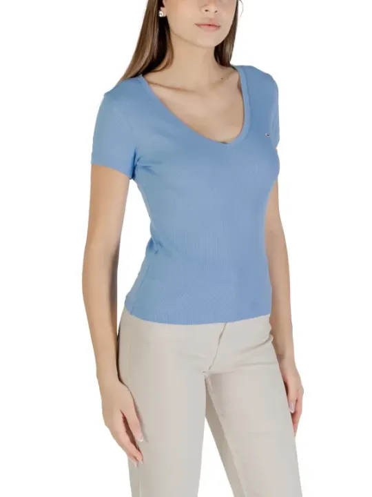 "Tommy Hilfiger Jeans T-Shirt im Sale | Tommy Hilfiger Jeans - Tommy Hilfiger Jeans T-Shirt Donna online kaufen"|Planet-Deluxe