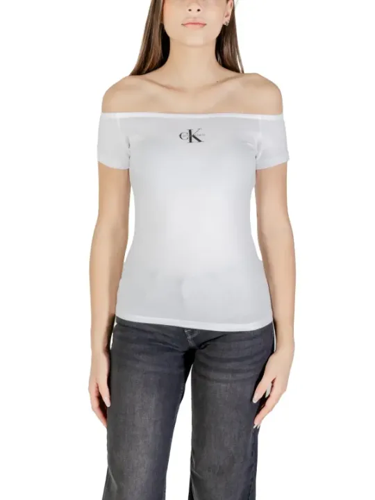 "Calvin Klein Jeans T-Shirt im Sale | Calvin Klein Jeans - Calvin Klein Jeans T-Shirt Donna online kaufen"|Planet-Deluxe