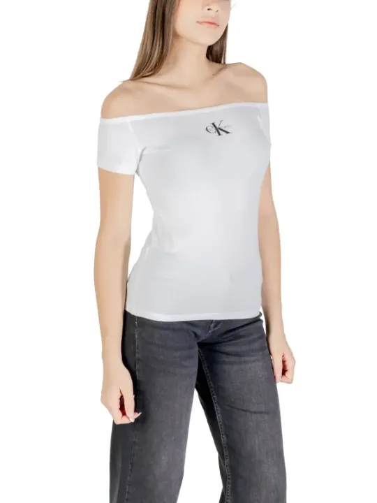 "Calvin Klein Jeans T-Shirt im Sale | Calvin Klein Jeans - Calvin Klein Jeans T-Shirt Donna online kaufen"|Planet-Deluxe