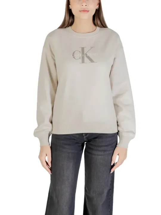 "Calvin Klein Jeans Fleece im Sale | Calvin Klein Jeans - Calvin Klein Jeans Felpa Donna online kaufen"|Planet-Deluxe