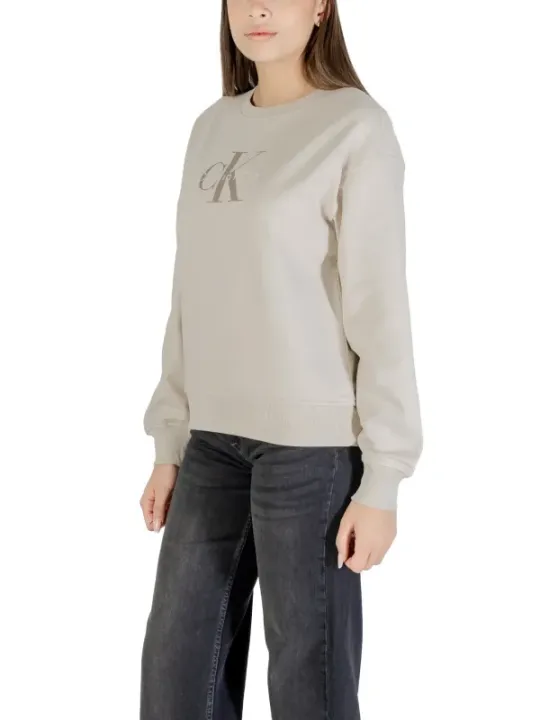 "Calvin Klein Jeans Fleece im Sale | Calvin Klein Jeans - Calvin Klein Jeans Felpa Donna online kaufen"|Planet-Deluxe