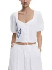 "Desigual Bluse im Sale | Desigual - Desigual Blouse Donna online kaufen"|Planet-Deluxe