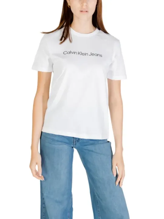 "Calvin Klein Jeans T-Shirt im Sale | Calvin Klein Jeans - Calvin Klein Jeans T-Shirt Donna online kaufen"|Planet-Deluxe